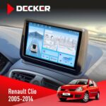 Штатна магнітола Renault Clio 2005-2014 Decker D9-010 6x128 DSP 4G 2K