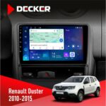 Штатна магнітола Renault Duster 2010-2015 Decker D9-007 4x64 DSP 360 4G
