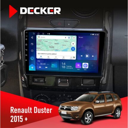 Штатна магнітола Renault Duster 2015+ Decker D9-007 4x64 DSP 360 4G