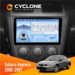 Штатна магнітола Subaru Impreza 2000-2007 Cyclone C9-012 4x64 DSP 4G