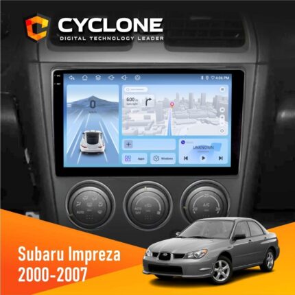 Штатна магнітола Subaru Impreza 2000-2007 Cyclone C9-012 4x64 DSP 4G