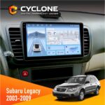 Штатна магнітола Subaru Legacy 2003-2009 Cyclone C9-012 4x64 DSP 4G