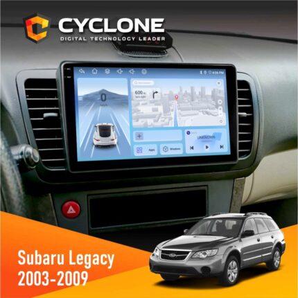 Штатна магнітола Subaru Legacy 2003-2009 Cyclone C9-012 4x64 DSP 4G