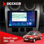 Штатна магнітола Renault Logan Decker D9-007 з круговим оглядом 360