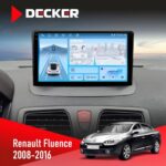 Штатна магнітола Renault Fluence 2009-2017 Decker D9-010 6x128 DSP 4G 2K
