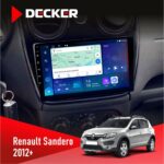 Штатна магнітола Renault Dokker Sandero Decker D9-007 4x64 DSP 360 4G