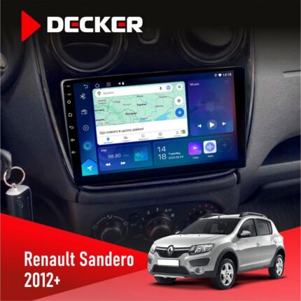 Штатна магнітола Renault Dokker Sandero Decker D9-007 4x64 DSP 360 4G