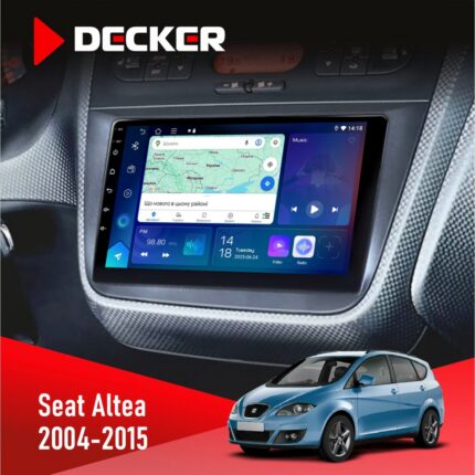 Штатна магнітола Seat Altea 2004-2015 Decker D9-007 4x64 DSP 360 4G
