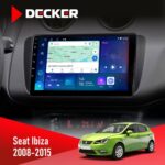 Штатна магнітола Seat Ibiza Decker D9-007 з круговим оглядом 360