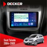 Штатна магнітола Seat Toledo 2004-2009 Decker D9-007 4x64 DSP 360 4G