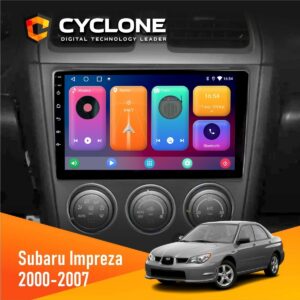 Штатна магнітола Subaru Impreza 2000-2007 Cyclone C9-001 2x64 CPL