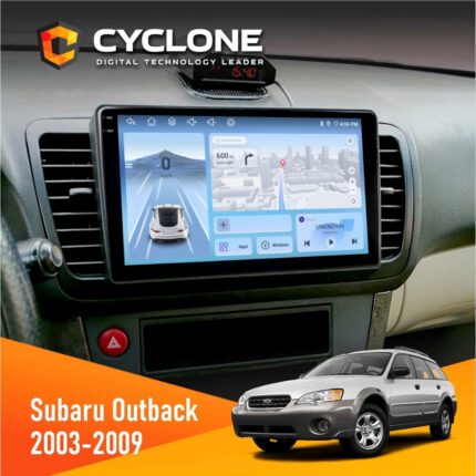 Штатна магнітола Subaru Outback 2003-2009 Cyclone C9-012 4x64 DSP 4G
