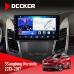 Штатна магнітола SsangYong Korando 2013-2017 Decker D9-006 4x64, 4G