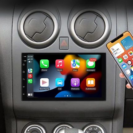 Універсальна магнітола Volkswagen Touareg FORS auto з CarPlay – вигляд збоку