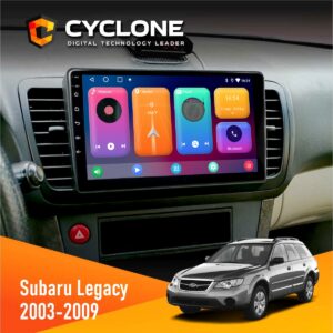 Штатна магнітола Subaru Legacy 2003 2009 Cyclone C9-001 2x64 CPL