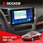 Штатна магнітола Subaru Legacy 2009-2014 Decker D9-007 з 4G та DSP