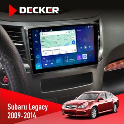 Штатна магнітола Subaru Legacy 2009-2014 Decker D9-007 з 4G та DSP