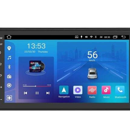Магнітола FORS auto Universal 1DIN 2 ULTRA (7 дюймів, 2+32Gb, CarPlay) – вигляд збоку