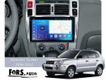 Штатна FORS auto магнітола Hyundai Tucson 2006-2014 - вигляд збоку
