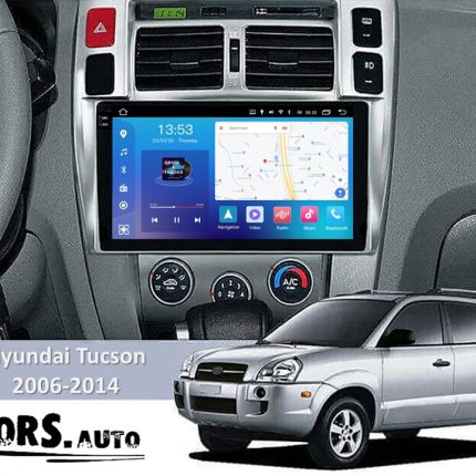 Штатна FORS auto магнітола Hyundai Tucson 2006-2014 - вигляд збоку