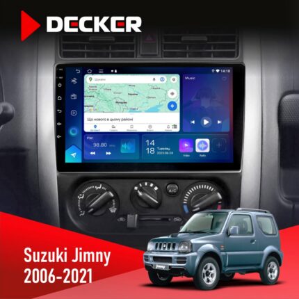 Штатна магнітола Suzuki Jimny Decker D9-007 4x64 DSP 360 4G