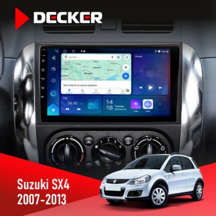 Штатна магнітола Suzuki SX4 Decker D9-007 4x64 DSP 360 4G