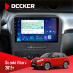 Штатна магнітола Suzuki Vitara 2015+ Decker D9-007 4x64 DSP 360 4G