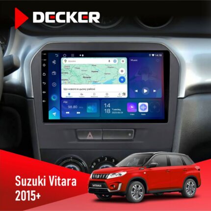 Штатна магнітола Suzuki Vitara 2015+ Decker D9-007 4x64 DSP 360 4G