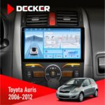 Штатна магнітола Toyota Auris 2006-2012 Decker D9-010 6x128 DSP 4G 2K