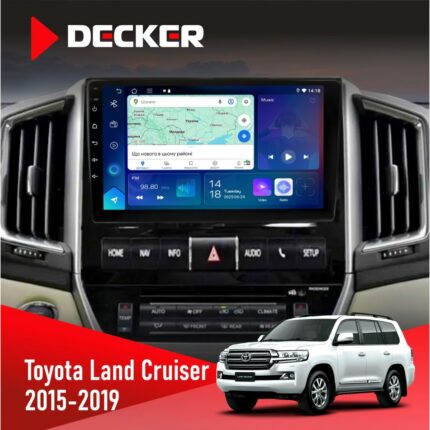 Штатна магнітола Toyota Land Cruiser 200 Decker D9-007 4x64 DSP 360 4G