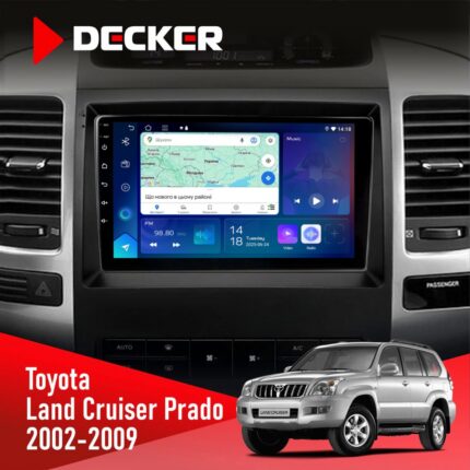 Штатна магнітола Toyota Land Cruiser Prado Decker D9-007