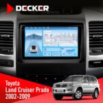 Штатна магнітола Toyota Land Cruiser Prado (120) 2002-2009 AMP Decker D9-010 6x128 DSP 4G 2K