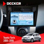 Штатна магнітола Toyota Yaris 2005-2010 Decker D9-010 6x128 DSP 4G 2K