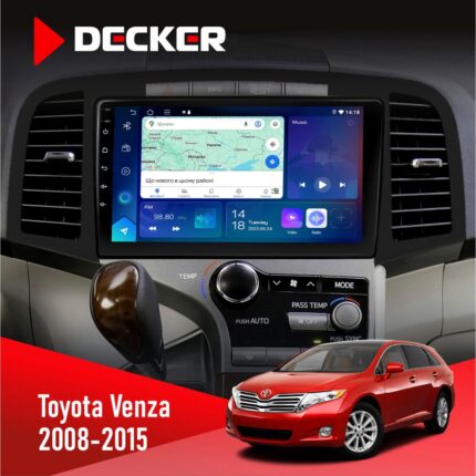 Штатна магнітола Toyota Venza Decker D9-007 з 4G