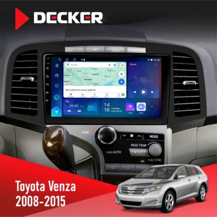 Штатна магнітола Toyota Venza 2008-2015 Decker D9-007