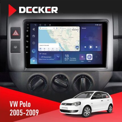 Штатна магнітола Volkswagen Polo Decker D9-007 4x64 DSP 360 4G