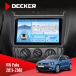Штатна магнітола Volkswagen Polo 2011-2018 Decker D9-010 6x128 DSP 4G 2K
