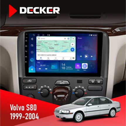 Штатна магнітола Volvo S80 Decker D9-007 4x64 DSP 360 4G
