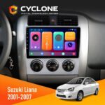 Штатна магнітола Suzuki Liana 2001-2007 Cyclone