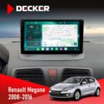 Штатна магнітола Renault Megane III 2008-2016 Decker D9-004
