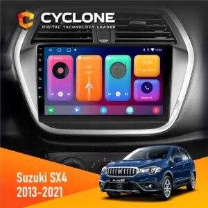 Штатна магнітола Suzuki SX4 2013-2021 Cyclone C9-001 2x64 CPL