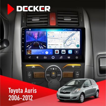 Штатна магнітола Toyota Auris 2006-2012 Decker D9-006 4x64, 4G