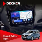 Штатна магнітола Renault Dokker, Sandero, Lodgy 2012+ Decker D9-006 4G