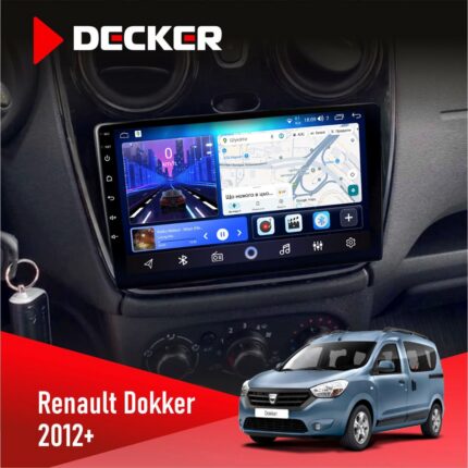Штатна магнітола Renault Dokker, Sandero, Lodgy 2012+ Decker D9-006 4G