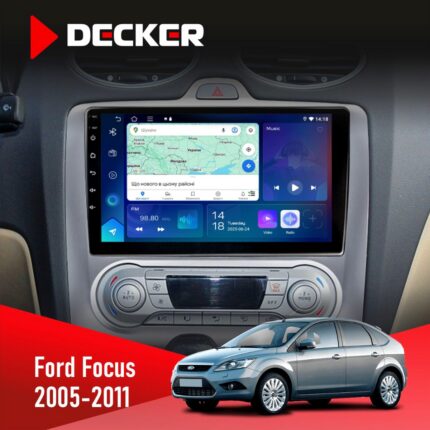 Штатна магнітола Ford Focus 2 Decker D9-007: сучасний мультимедійний центр