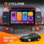 Штатна магнітола Toyota Camry 30 2001-2007 Wood Cyclone C9 CPL 2x32