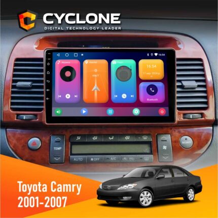 Штатна магнітола Toyota Camry 30 2001-2007 Wood Cyclone C9 CPL 2x32
