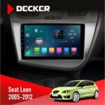 Штатна магнітола Seat Leon 2005 2015 Decker D9-004 6x128, DSP 360, 2k