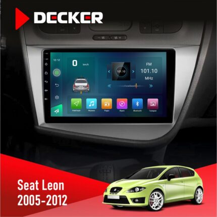 Штатна магнітола Seat Leon 2005 2015 Decker D9-004 6x128, DSP 360, 2k