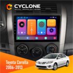 Штатна магнітола Toyota Corolla Cyclone C9 CPL 2x32